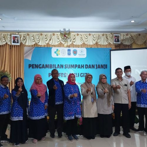 Pengucapan Sumpah/Janji Nutrisionis Poltekkes Tasikmalaya