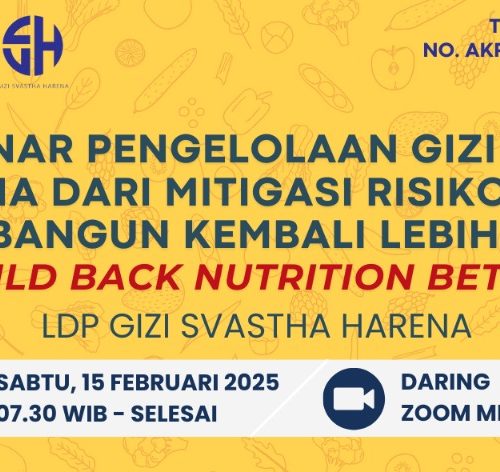 Webinar Komunitas Gizi Peduli Bencana