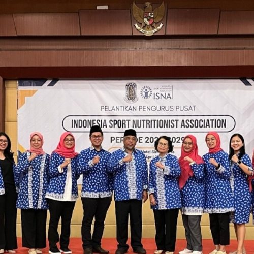 PELANTIKAN PENGURUS PUSAT INDONESIA SPORT NUTRITIONIST ASSOCIATION (ISNA) PERIODE 2024-2029